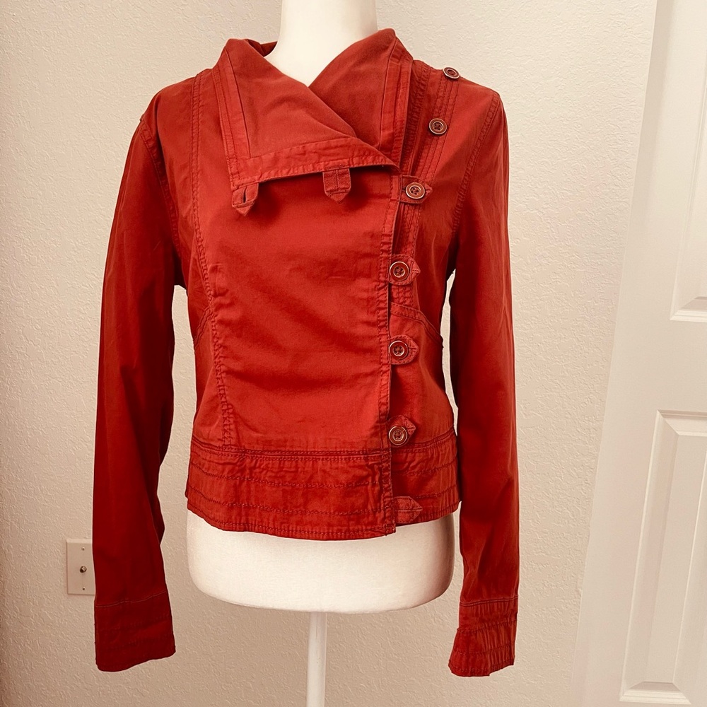 New Marrakech Asymmetrical Button Front Utility J… - image 5